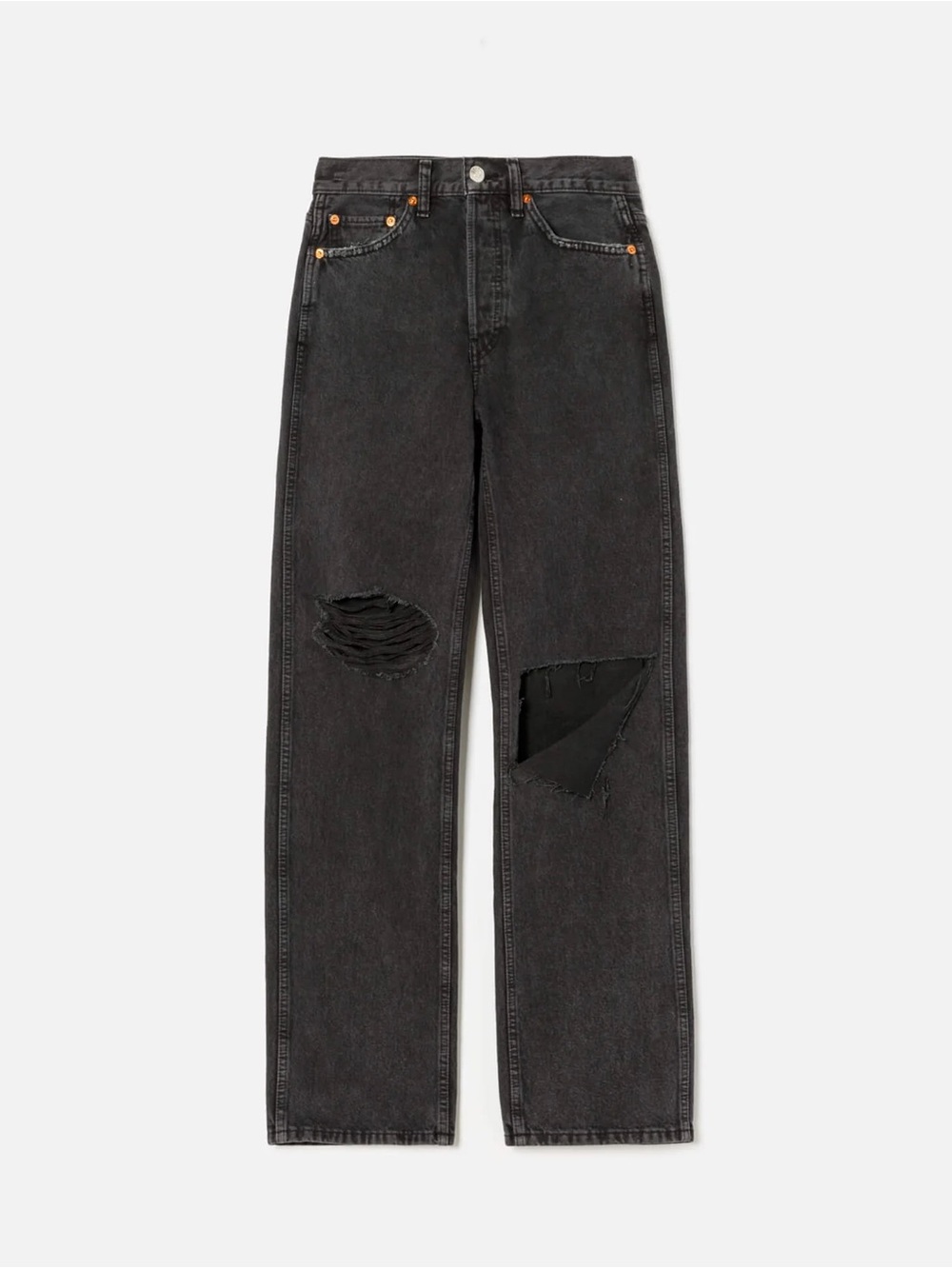 Re/Done Black 90s High Rise Loose